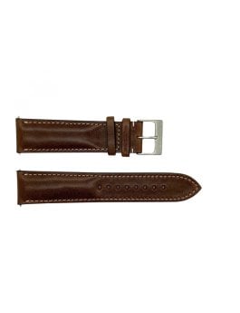 Glycine Brown Leather Strap 
